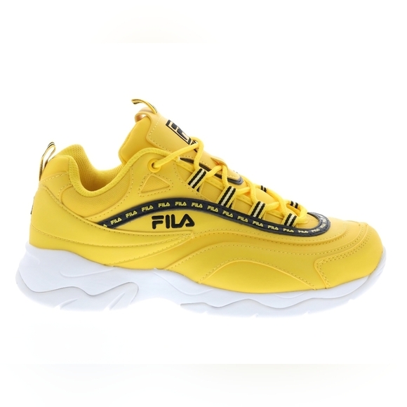 Fila Ray Repeat Yellow/Blac Mens US Size 10 (EUC) - Picture 4 of 11